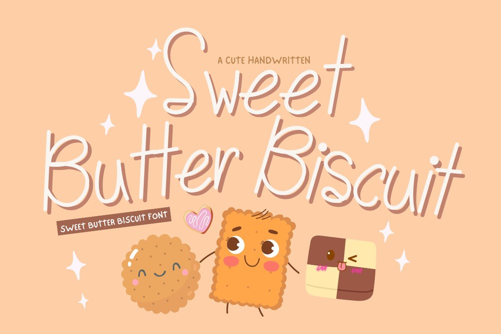 Przykład czcionki Sweet Butter Biscuit