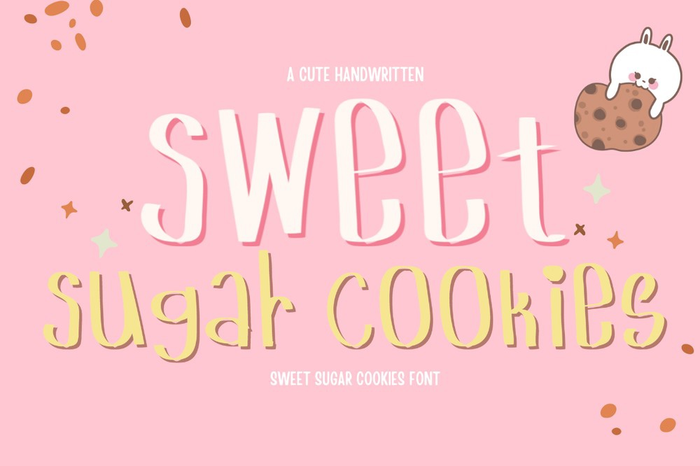 Przykład czcionki Sweet Sugar Cookies Regular