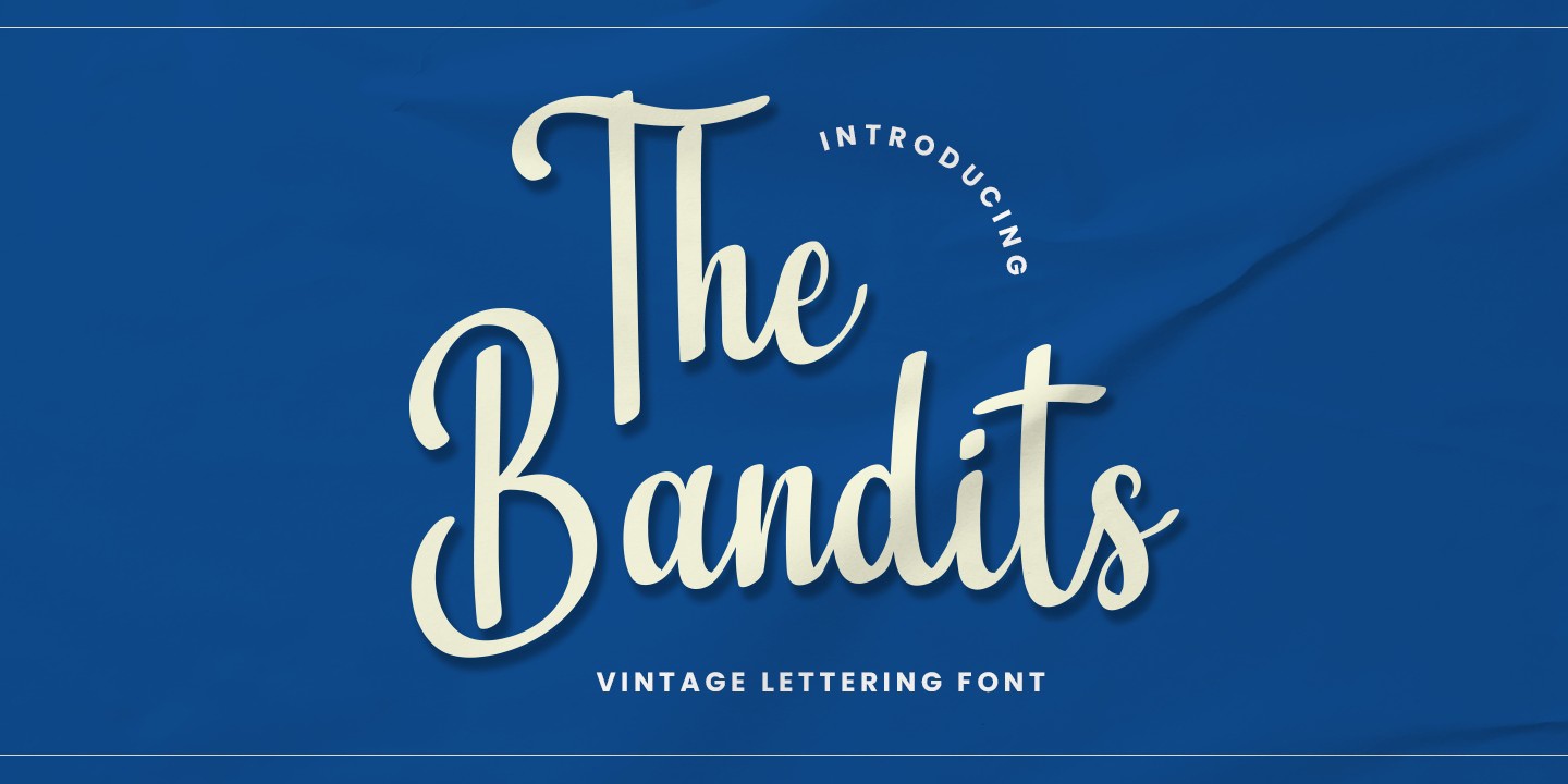 Przykład czcionki The Bandits