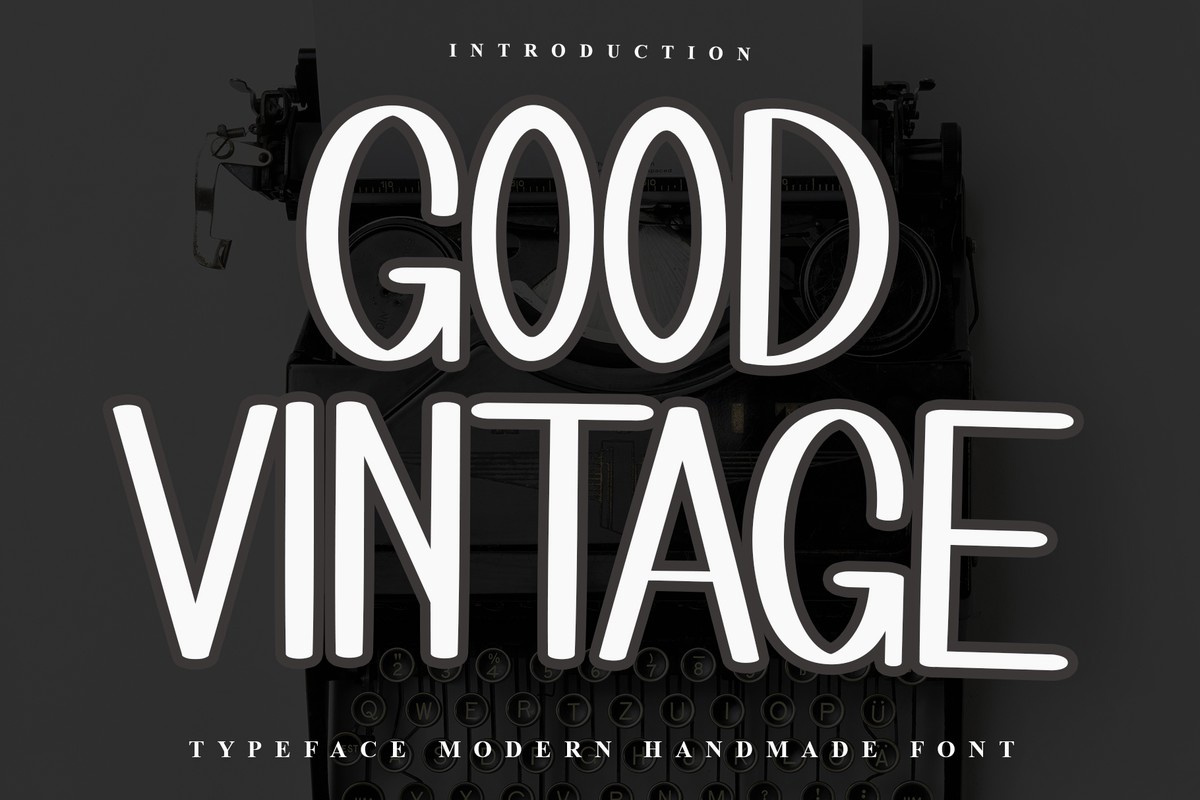 Przykład czcionki Good Vintage