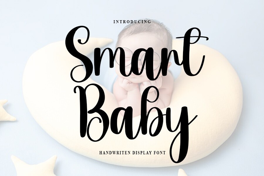 Przykład czcionki Smart Baby