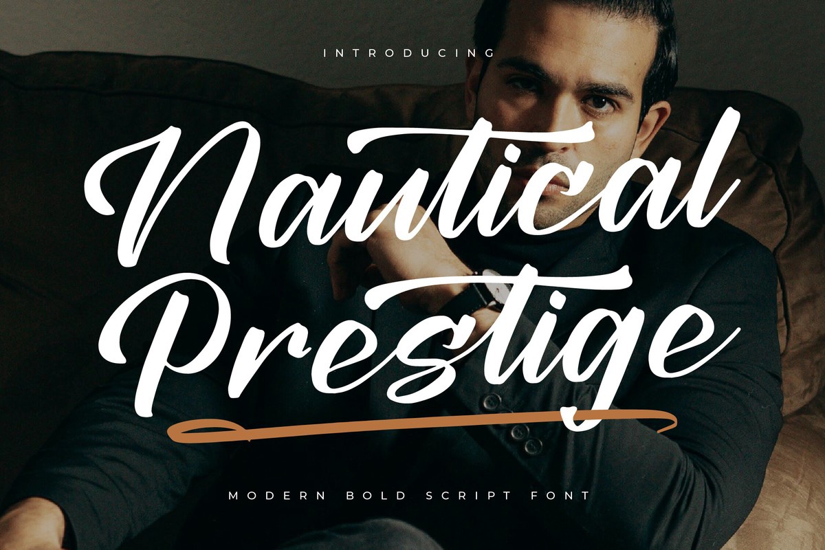 Przykład czcionki Nautical Prestige