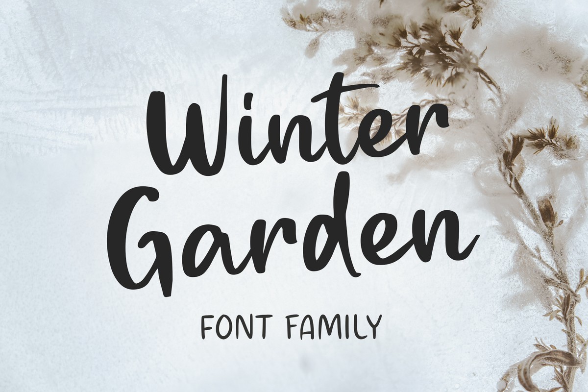 Przykład czcionki Winter Garden Sans Bold