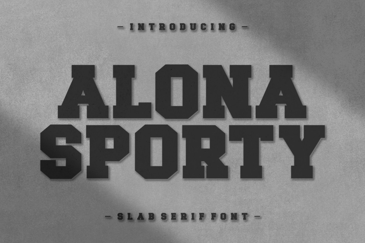 Przykład czcionki Alona Sporty Regular