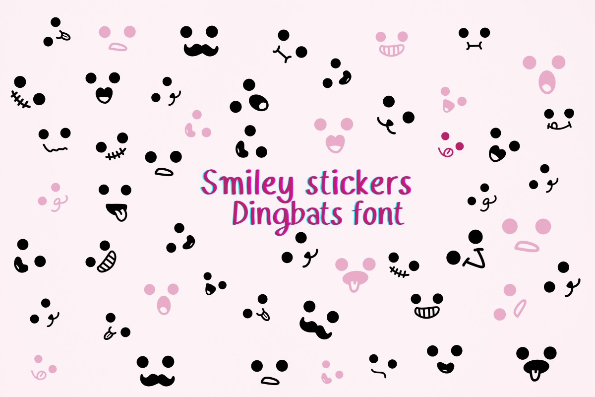 Przykład czcionki Smiley Stickers Regular