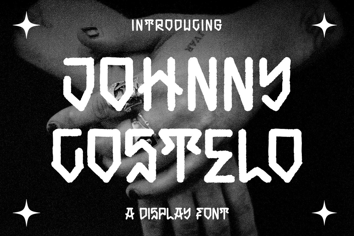 Przykład czcionki Johnny Castelo