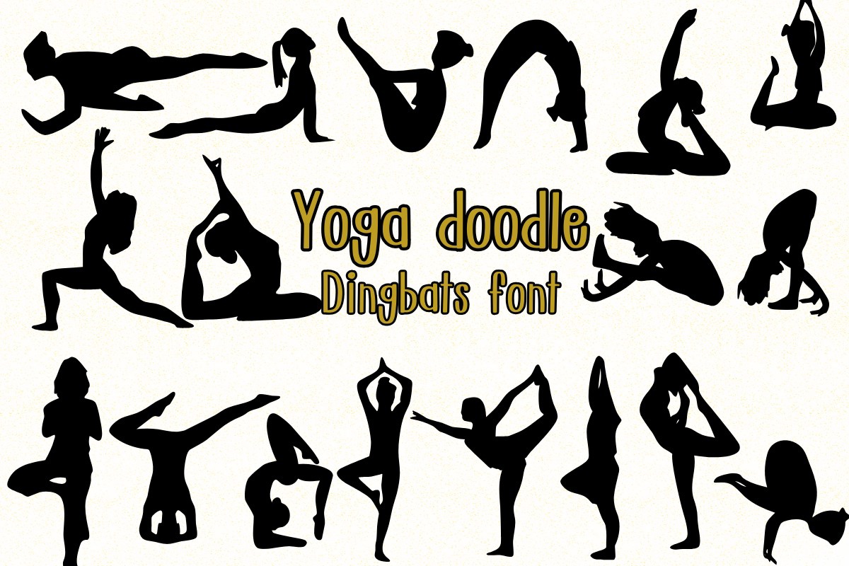 Przykład czcionki Yoga Doodle Regular