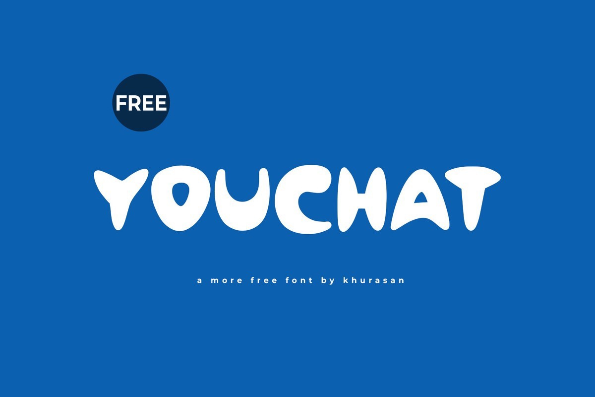 Przykład czcionki Youchat Regular