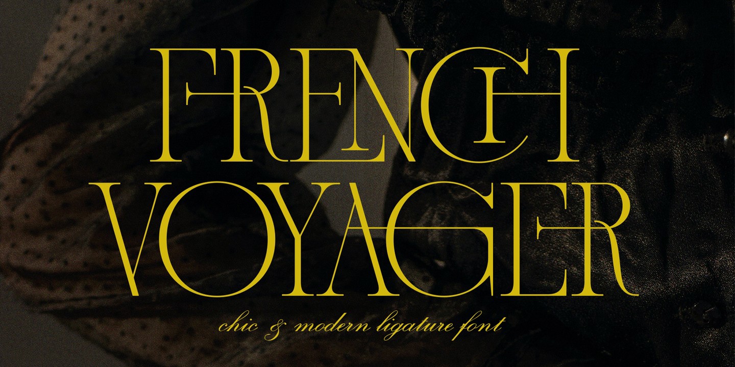 Przykład czcionki French Voyager