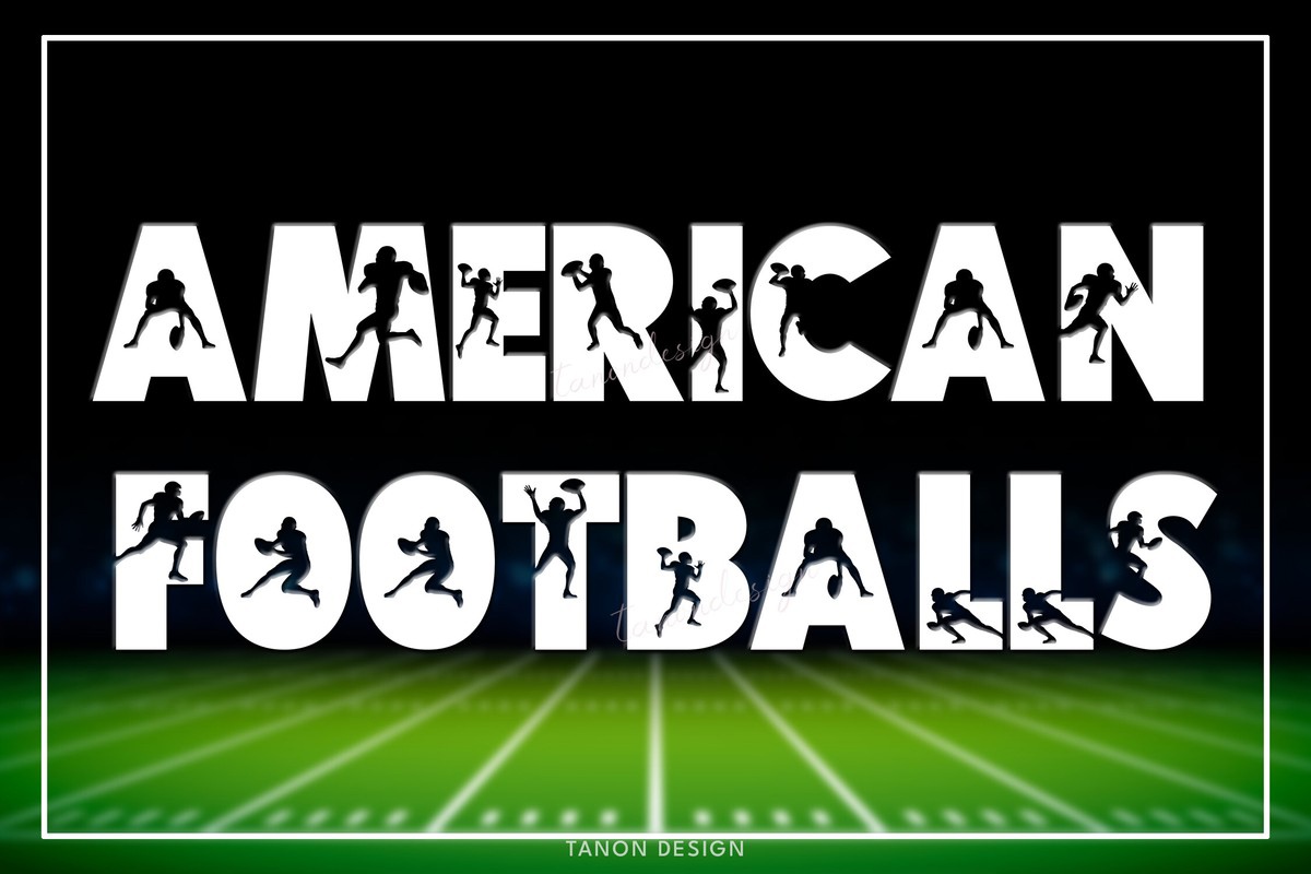 Przykład czcionki American Footballs Regular