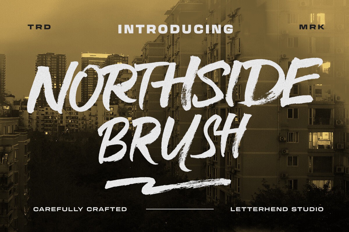 Przykład czcionki Northside Brush