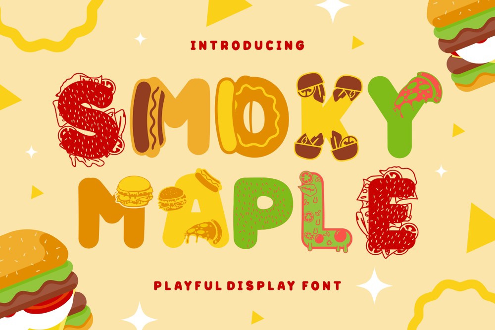 Przykład czcionki Smoky Maple 8