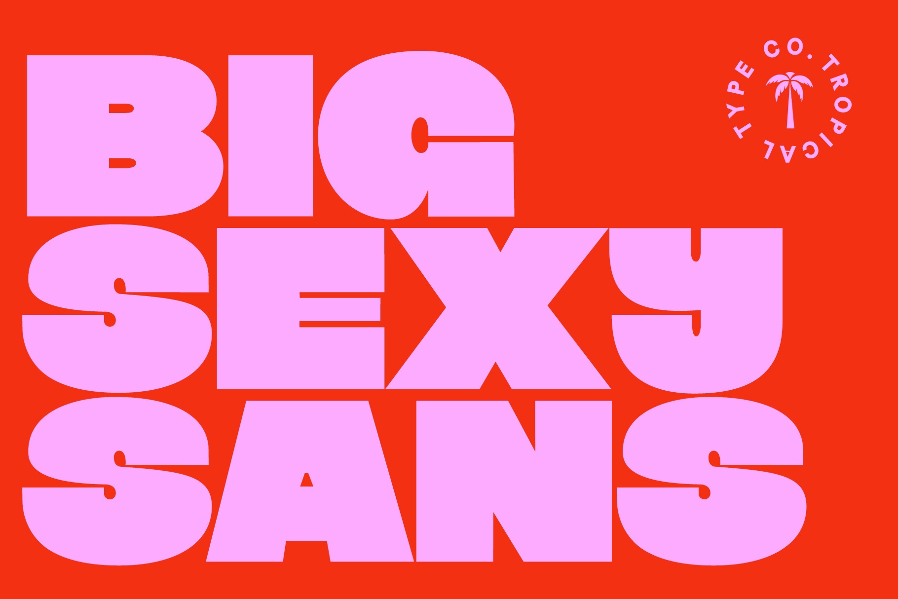 Przykład czcionki Big Sexy Sans Regular