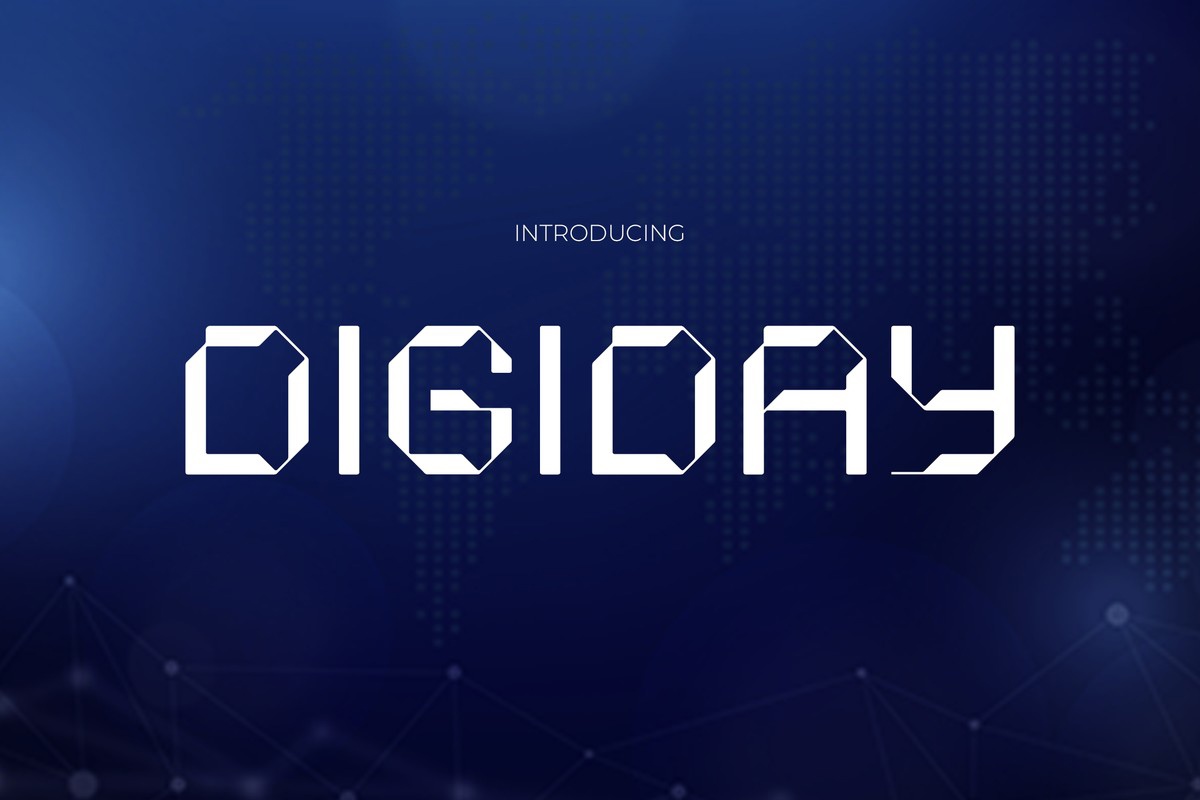 Przykład czcionki Digiday Regular