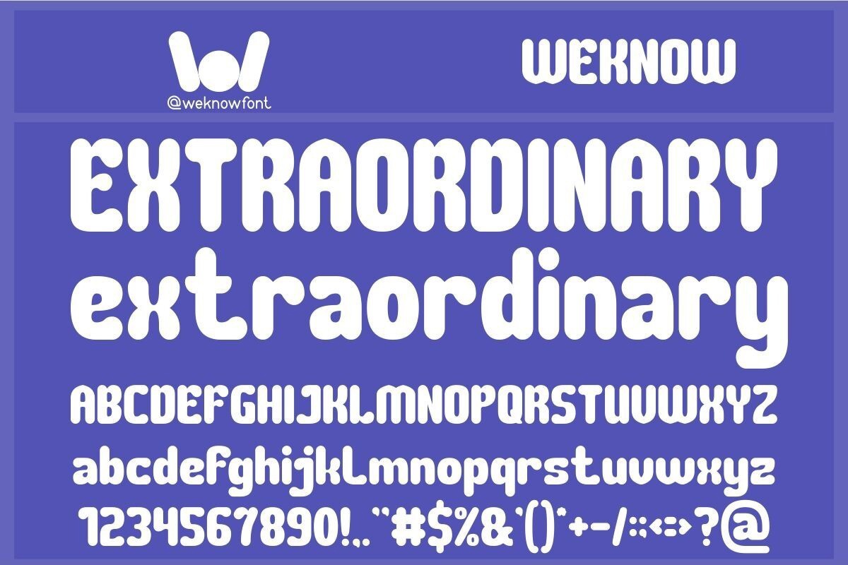 Przykład czcionki Extraordinary Bold Italic