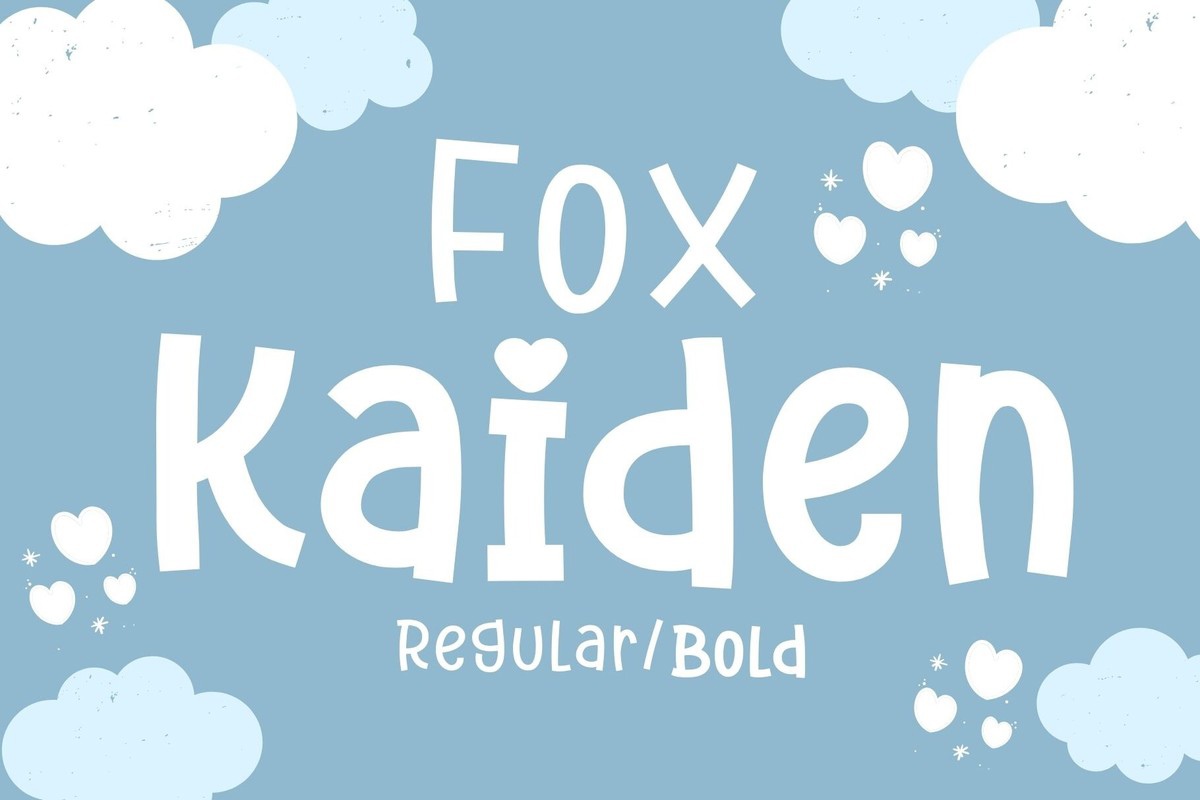 Przykład czcionki Fox Kaiden Bold