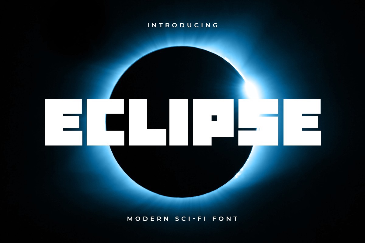 Przykład czcionki Eclipse V2