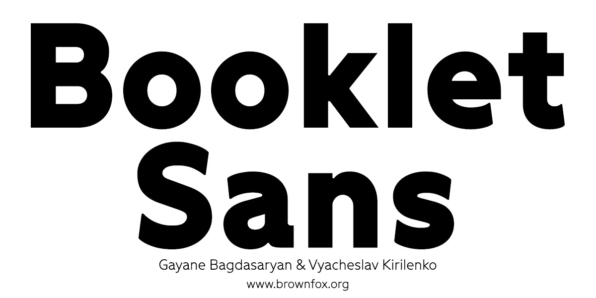 Przykład czcionki Booklet Sans Bold