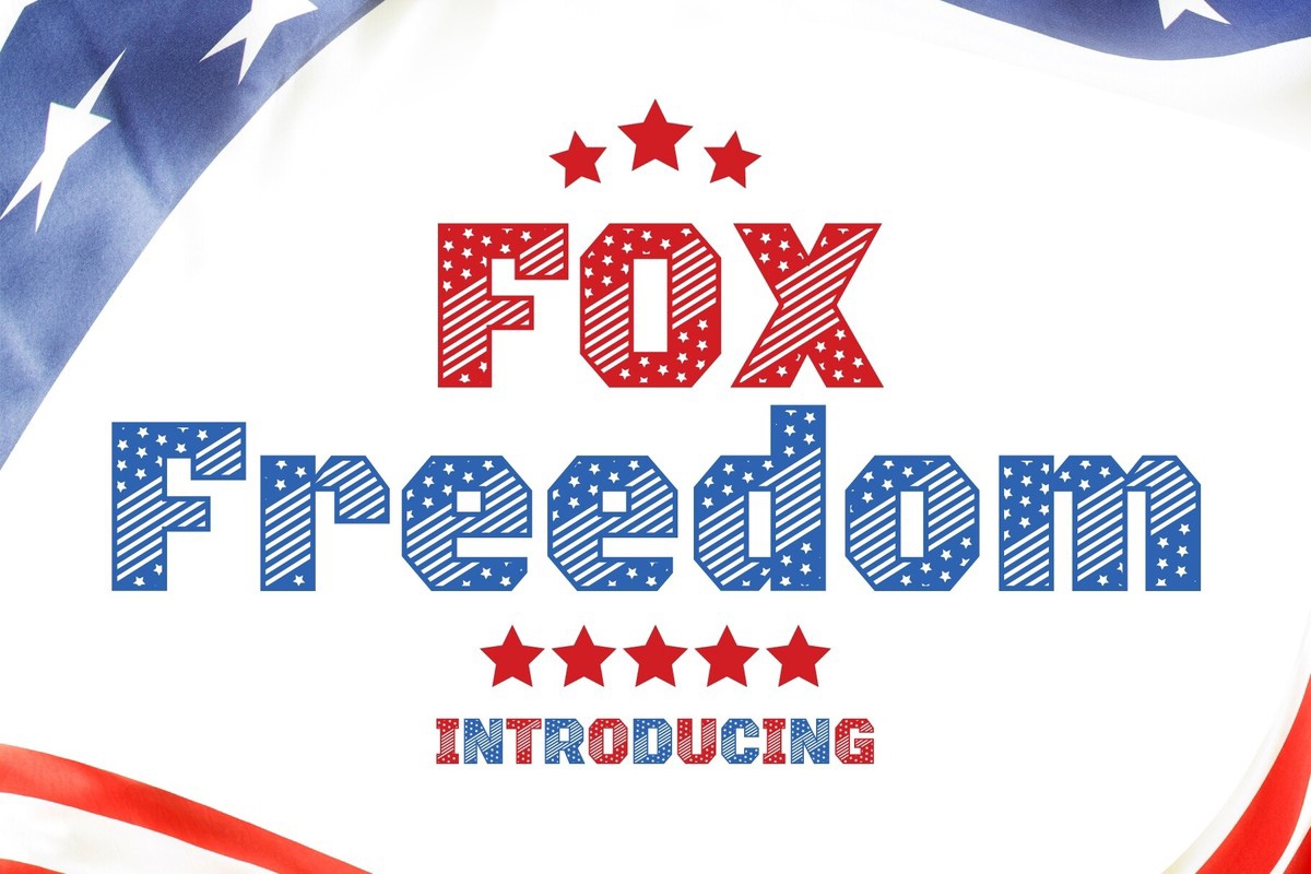 Przykład czcionki Fox Freedom