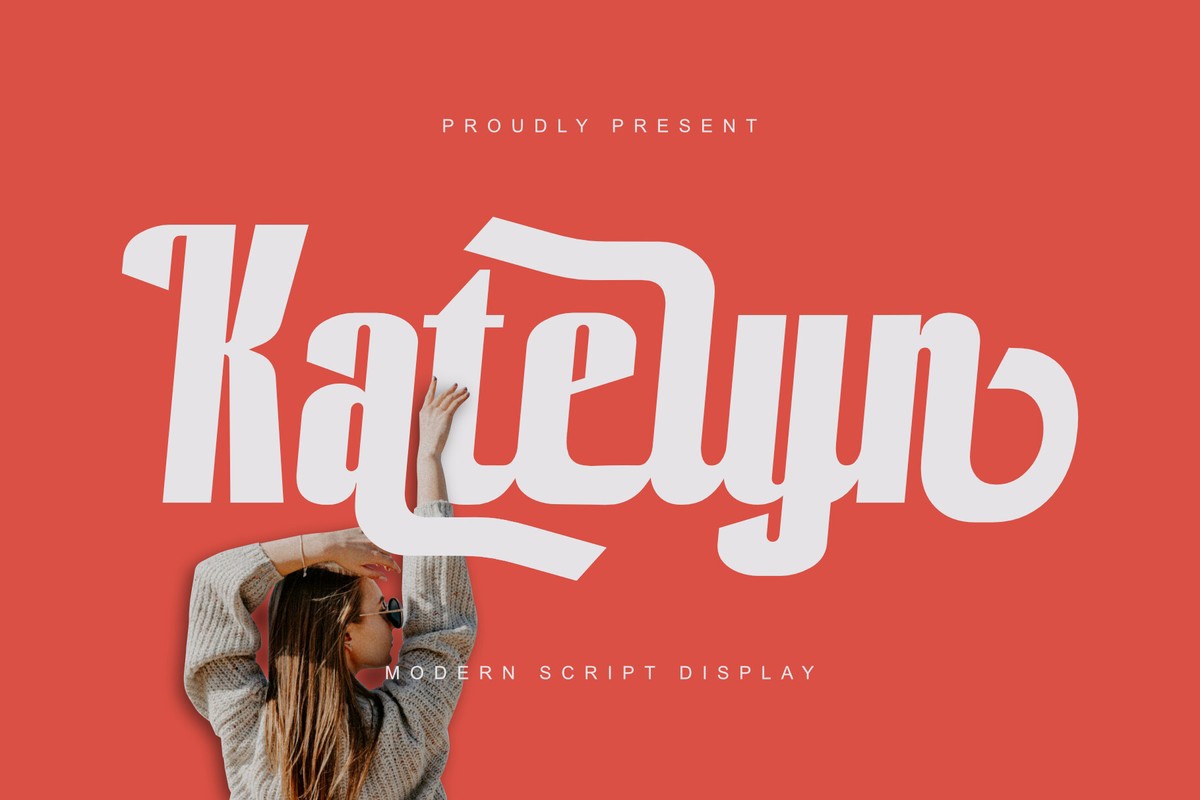 Przykład czcionki Katelyn Regular