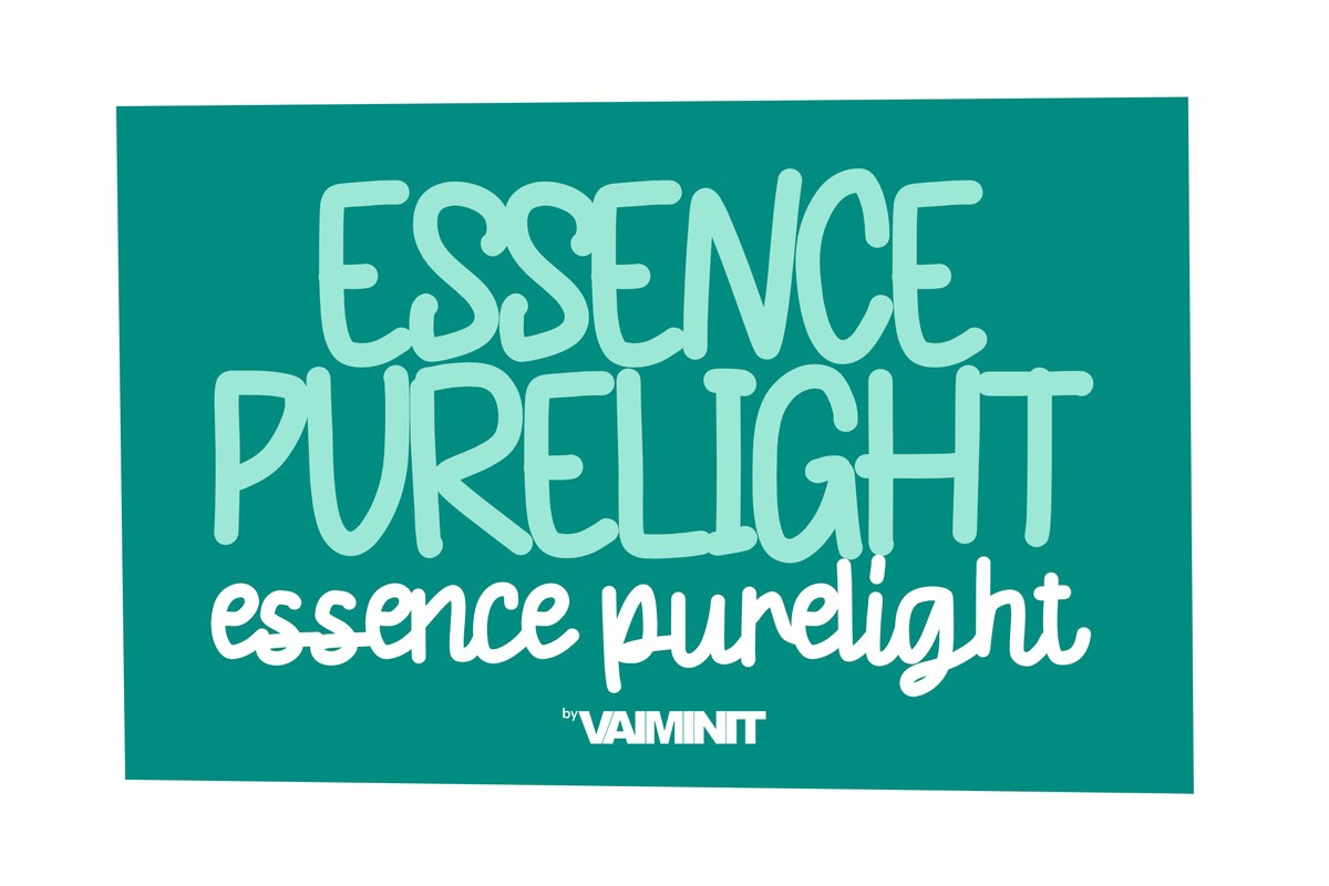 Przykład czcionki Essence Purelight