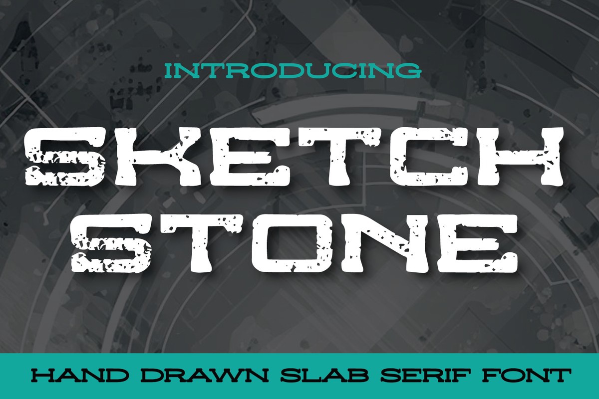 Przykład czcionki Sketchstone