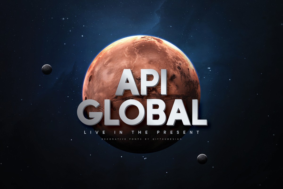 Przykład czcionki Api-Global