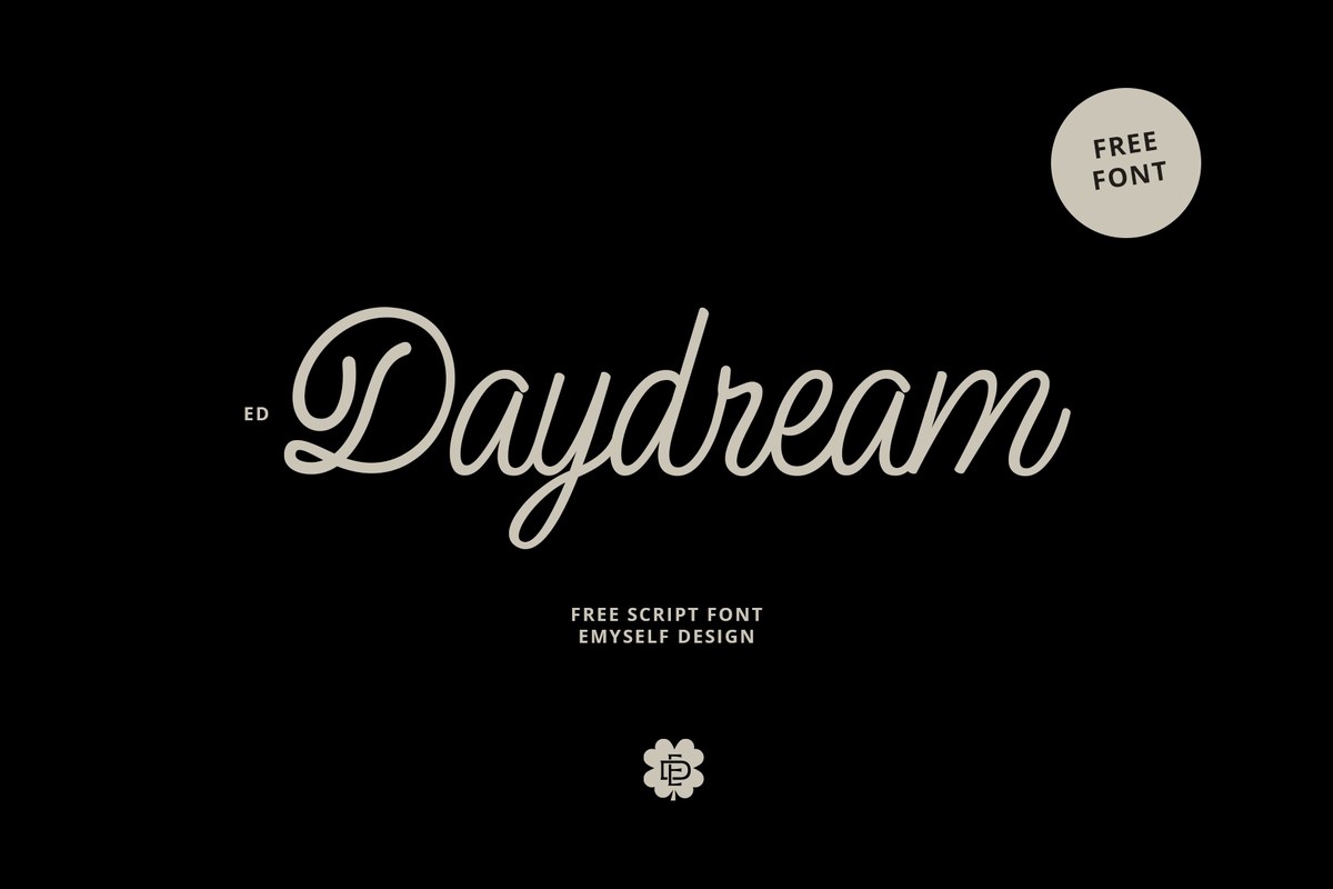 Przykład czcionki ED Daydream