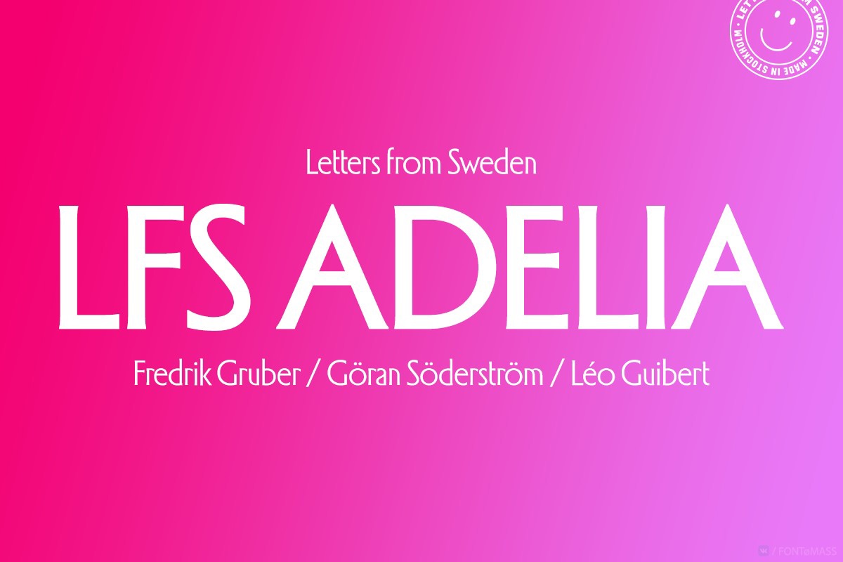 Przykład czcionki LFS Adelia