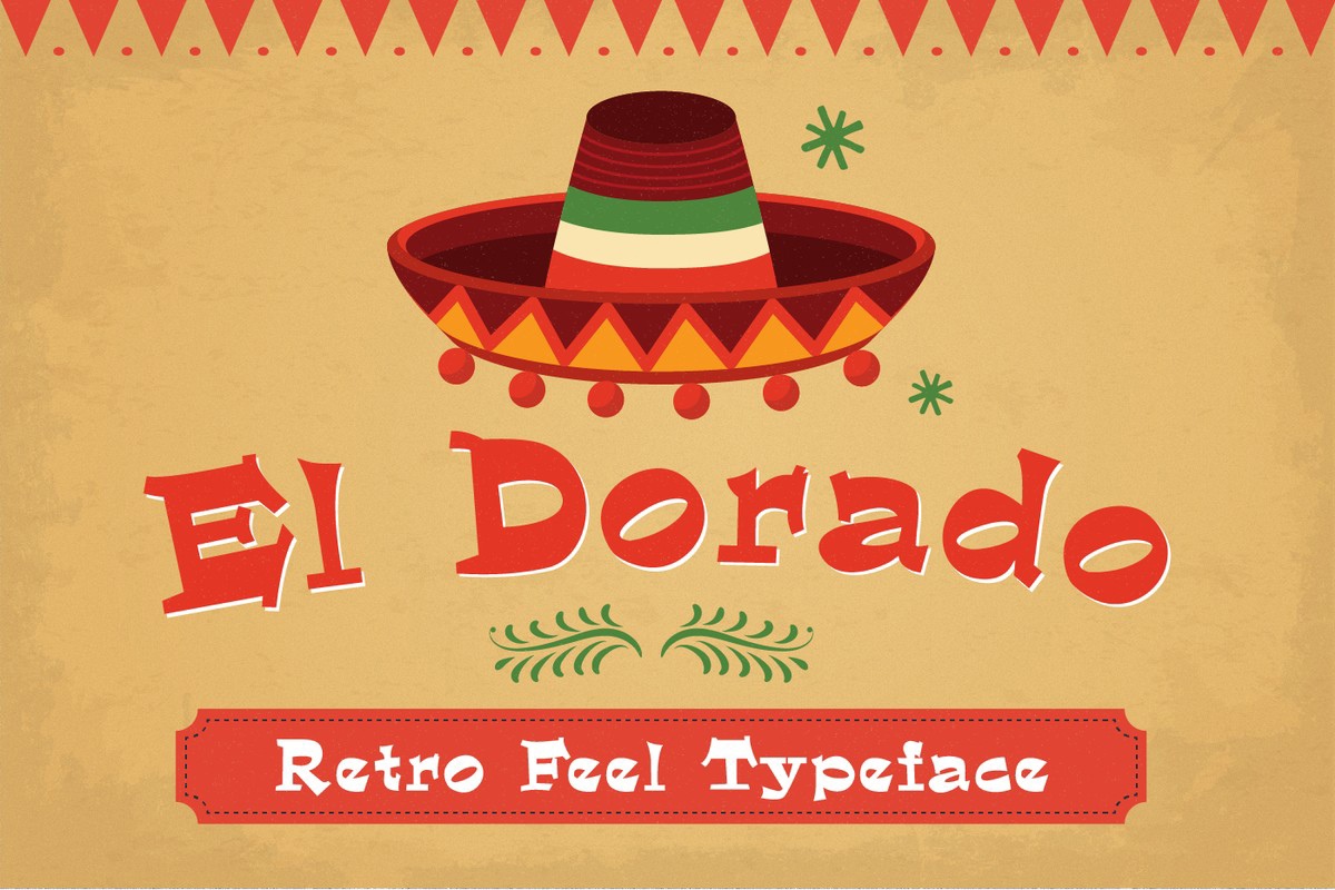 Przykład czcionki El Dorado