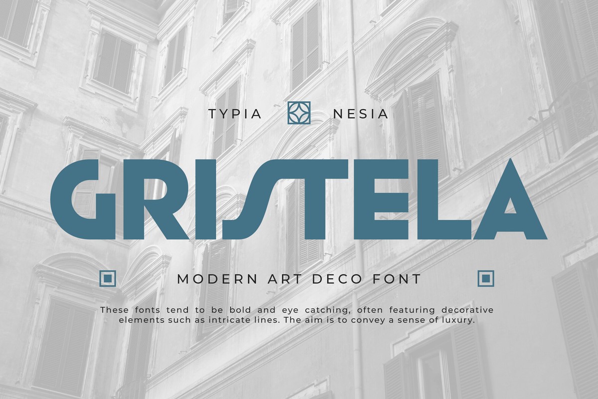 Przykład czcionki Gristela